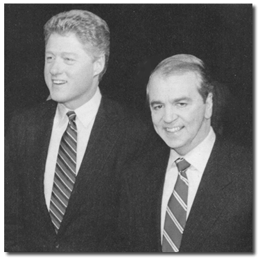 Bill Clinton and Paul Tsongas
