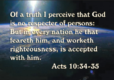 Acts 10:34-35