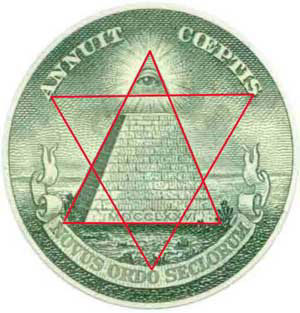 The all-seeing eye of the Synagogue of Satan