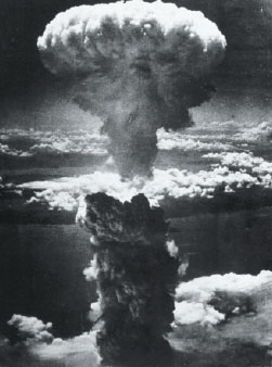 Atomic blast over Nagasaki