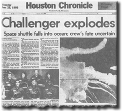 Challenger Explodes
