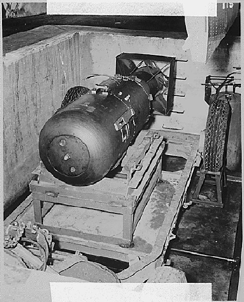 "Lttle Boy" - The first atomic bomb to explode over Hiroshima