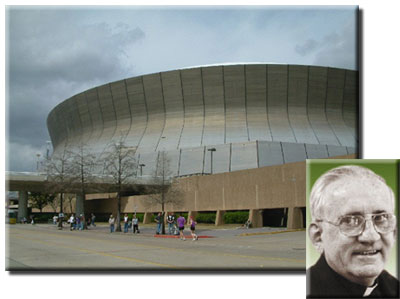 Tom Forrest at the New Orleans Superdome