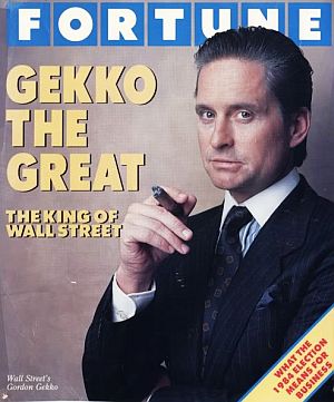 Gordon Gekko Wall Street King