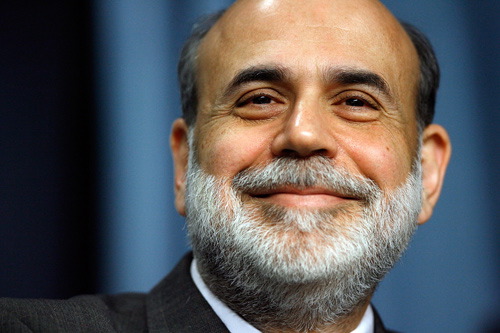 Ben Bernanke and his Cheshire Cat Grin
