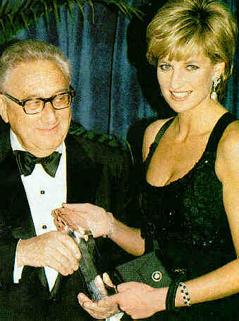 Henry Kissinger and Princess Diana