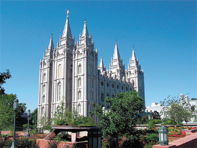 LDS Temple in Salt Lake City, Utah