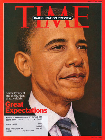 Barack Obama on Time Magazine Cover