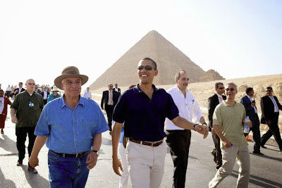 Obama and the pyramids