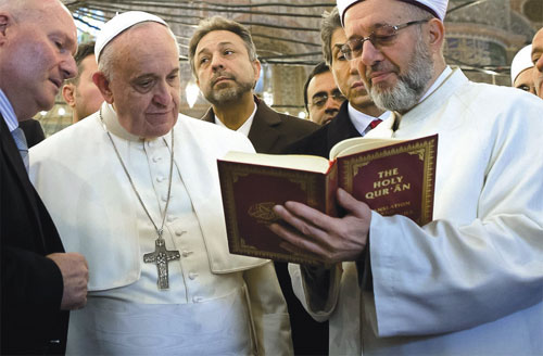 Pope Francis met Rahmi Yaran