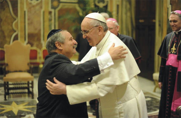 Pope Francis and Rabbi Riccardo Di Segni