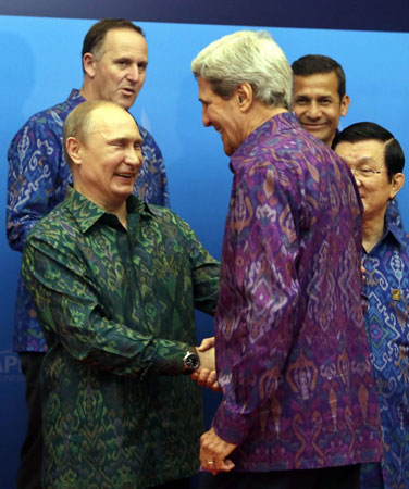 Putin meets Sec. State Kerry