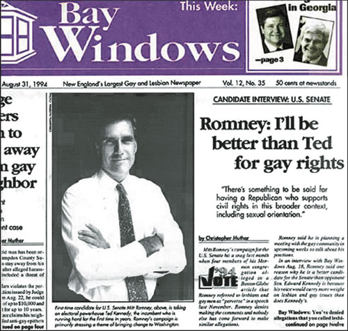 Romney on Gay Rights