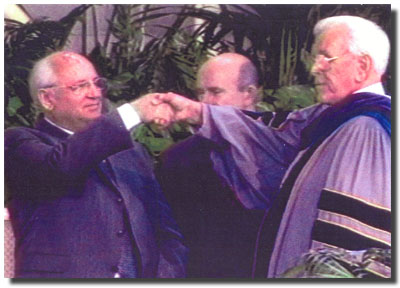 Gorbachev and Robert Schuller