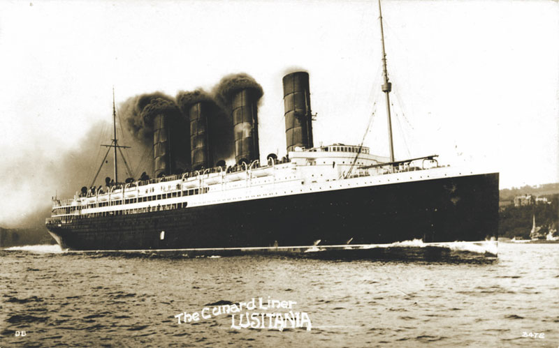 Wilson lied about the sinking of the Lusitania