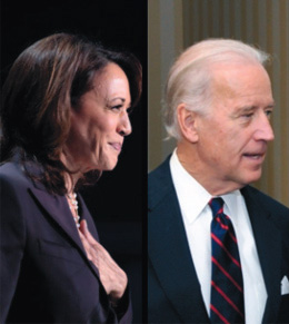 Joe Biden and Kamala Harris