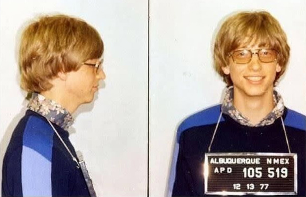 Bill Gates mugshot