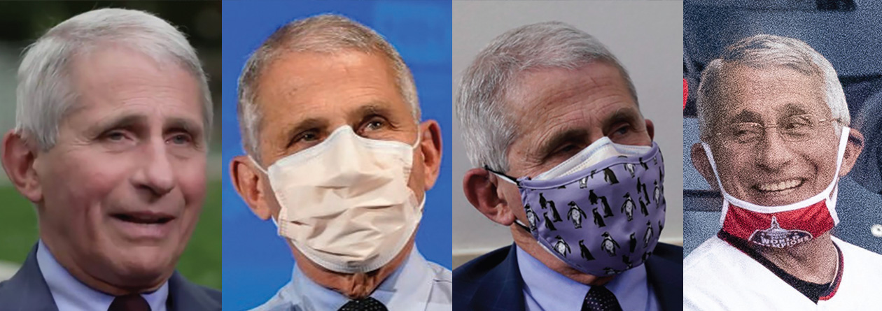 The many faces of Fauci the Flip-Flopper